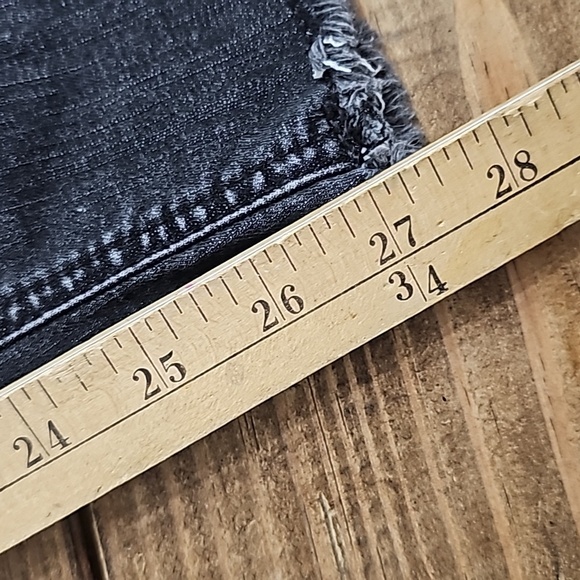 💥SNEAK PEAK low rise sz 11 black gray jeans Stretch - Picture 3 of 6